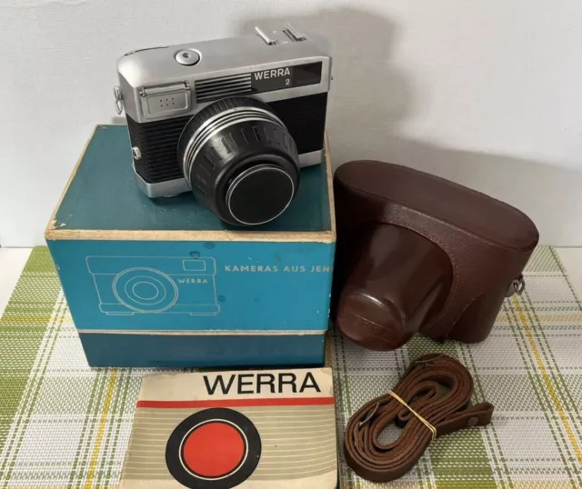 Sucherkamera - WERRA 2 Analoge Objektiv Carl Zeiss Jena Tessar  Q1 Sammlerstück