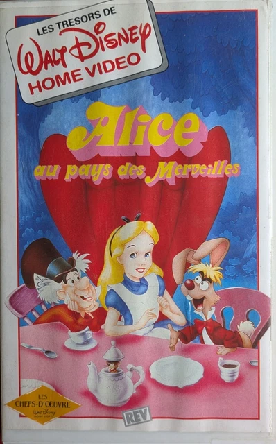 JAQUETTE VHS - Alice Au Pays Des Merveilles - Vhs Sleeve - Walt Disney EUR 5,00 - FR