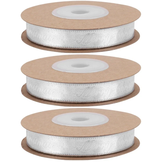 3 stücke 10m Frohe Weihnachten Geschenk Packing Ribbon Geschenk Wrapper Für