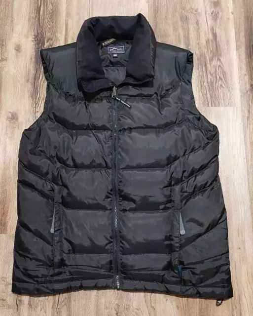 Wild Country Authentic Clothing Mens Black Sleeveless Puffer Vest - Size S