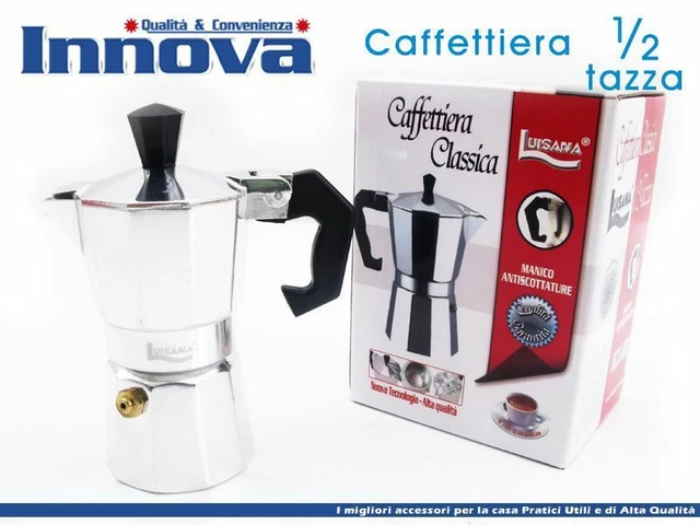 Cafetière Moka Café Expresso Napoletano Mesure 1/2 Coupe Hmj