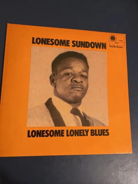 Lonesome Sundown LP Lonesome Lonely Blues UK Blue Horizon Mono 1st Press