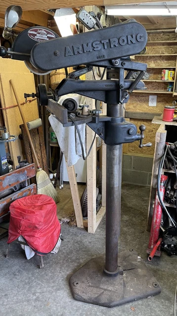 Armstrong #54 Hand Circular Sawmill Blade Sharpener. Up to a 60” blade
