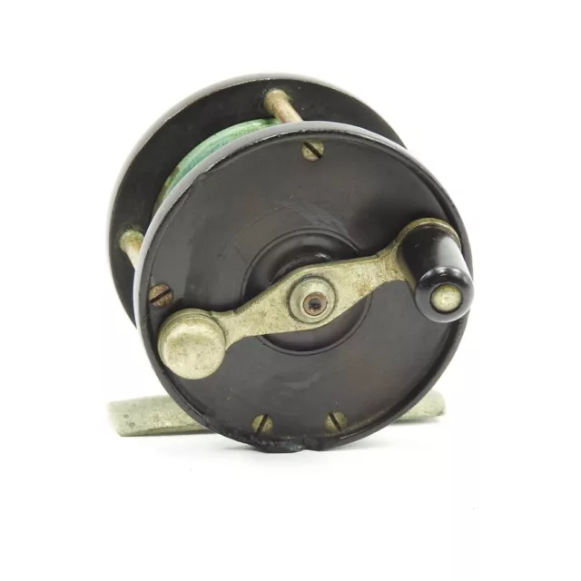 Vintage Julius Vom Hofe Hard Rubber Fly Reel. Size 3 1/2. See Description. Vintage Julius Vom Hofe Hard Rubber Fly Reel. Size 3 1/2. See Description.