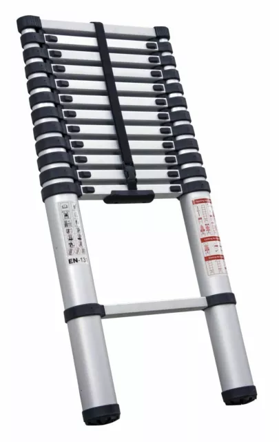 Sealey ATL13 Aluminium Telescopic Ladder 13-Tread EN 131