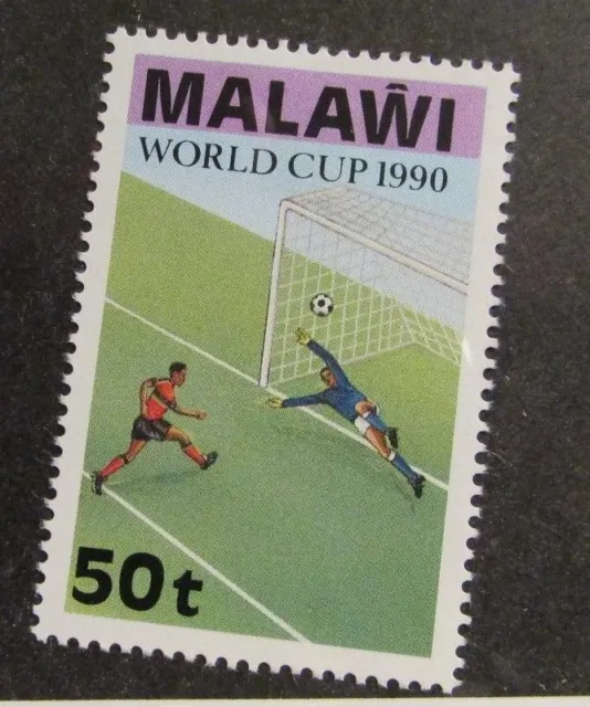 MALAWI  Sc #568 * MH postage stamp, soccer, Fine +