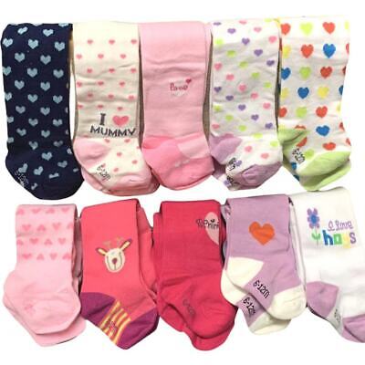Toddler, Baby, Babies Girls Cotton Tights, Stripe, Printed ,Pattern 6-12 months