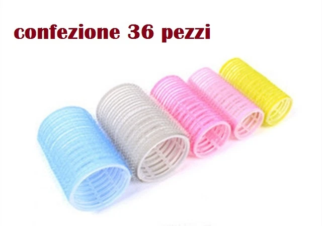 Bigoudis En Plastique 22, 30 Et 36 Mm - Lot De Rouleaux Colorés Pour Cheveux