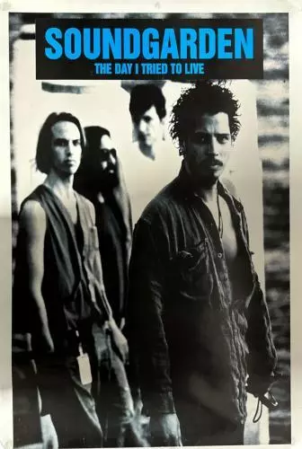 Soundgarden The Day I Tried To Live Poster poster UK promo