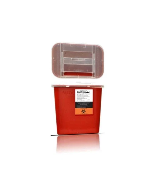 OakRidge Products 2 Gallon Size | Sharps Disposal Container | Holds hundreds of