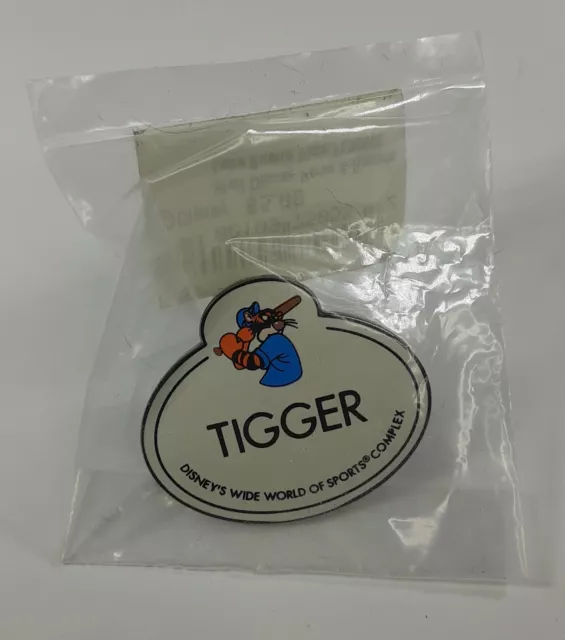 Disney Pin - WDW - Cast Member Name Tag - Tigger Wide World of Sports LE 3500