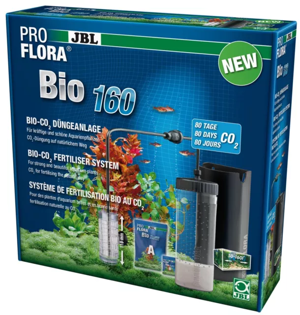 JBL ProFlora Bio 160 Professional Bio CO2 System Aquarium Plants with Diffuser