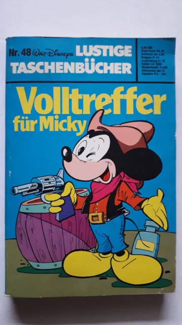 ERSTAUFLAGE Lustige Taschenbücher Nr.48 von 1977 Volltreffer für Micky - Z1-2