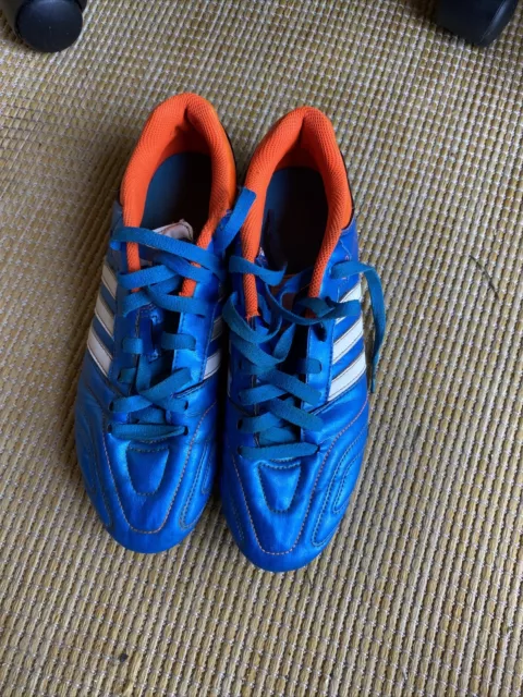 ADIDAS 11 QUESTRA Pro TRX FG Football Boots Blue Orange Size UK7 35.99 PicClick UK