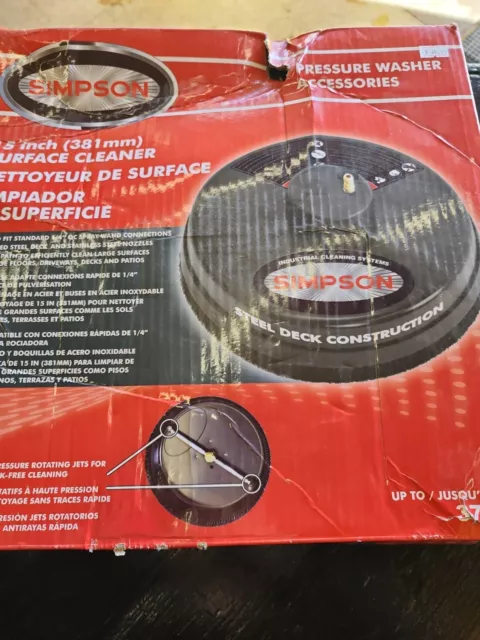 SIMPSON 80165 Simpson Cleaning 80165 Universal 15" Pressure Washer Surface Clean