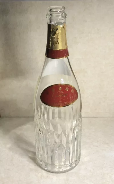 Cartier Champagne 750ML BRUT ROSE Bottle Empty Crystal - CAN'T BUY IN STORE!