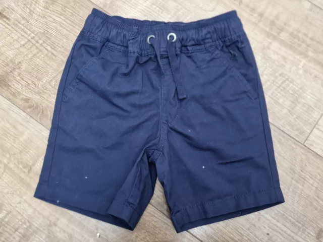 Joules Kids Navy Blue Short Size 1 Year Old No Tag New