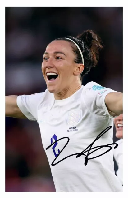 Lucy Bronze - England Lionesses Autograph Signed Photo Poster