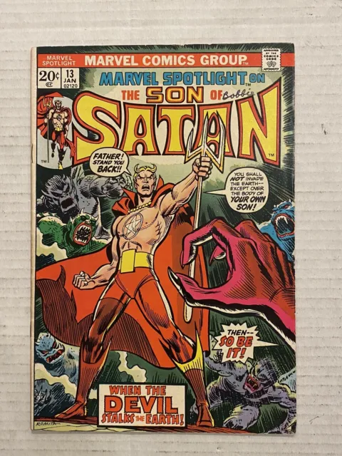 Marvel Spotlight #13 (1974)  Origin of Son of Satan Daimon Hellstrom 🔥 Read