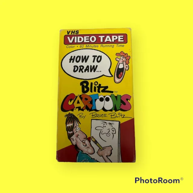 Vintage Blitz Video Kit How To Draw Comic Strips SEALED