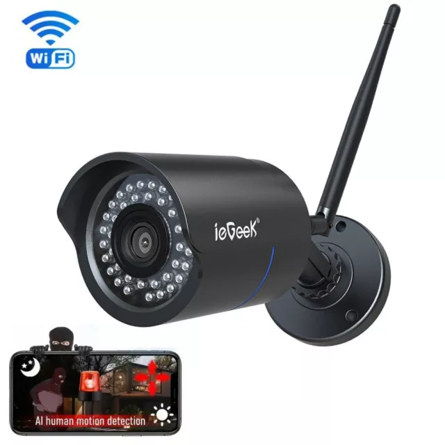 ieGeek 1080P HD WLAN Überwachungskamera Außen WiFi IP Kamera Outdoor Nachtsicht