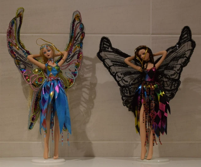 Porcellana Vanity Fair Fairy Figura Splendidamente Vestita Glamorous Ali 25 CM