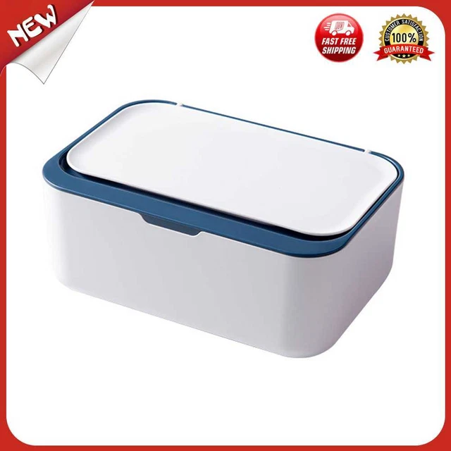 es HIMS Caja de almacenamiento de toallitas h?edas con tapa, dispensador de pa?e