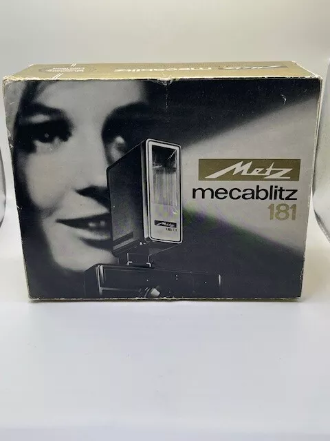 Metz Mecablitz 181 Electronic Flash Unit Boxed with powerpack and instructions
