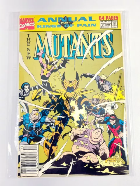 The New Mutants #7 Annual Part 1 Kings Of Pain 1991 Marvel Comics