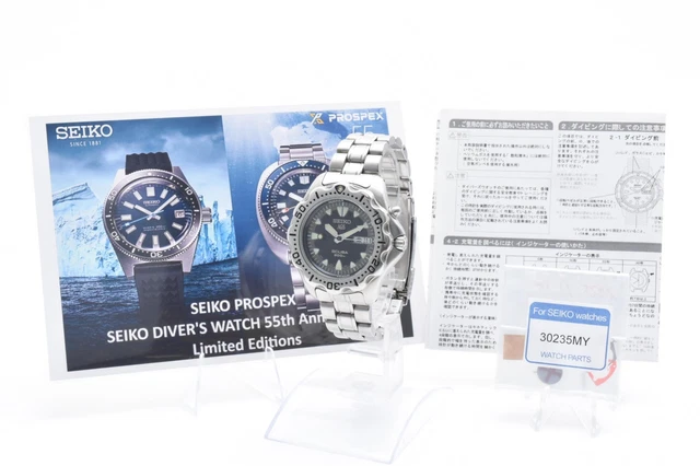SEIKO AGS SCUBA 200m Diver 3M22-0D20 Blue Dial Auto Generating