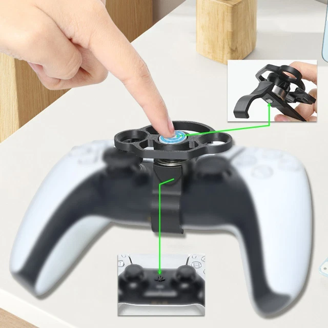 BLACK MINI RACING Steering Wheel for PS5 Controllers Compact and ...