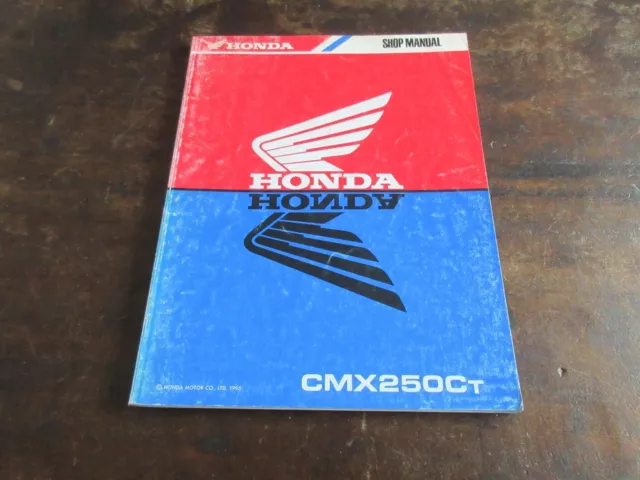 1995 Honda CMX250C OEM Shop Manual Repair Instructions