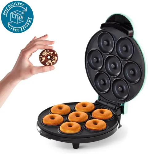 DASH Mini Donut Maker Machine for Kid-Friendly Breakfast, Snacks, Desserts &...