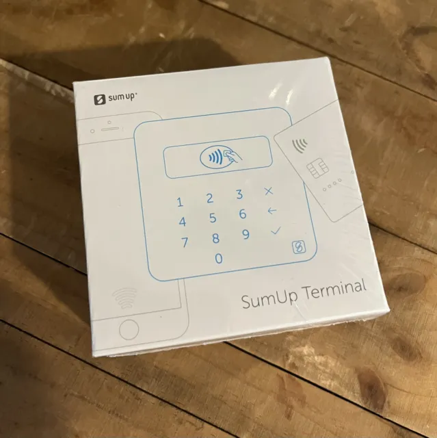 SumUp Air Reader Kreditkarten-Terminal - weiß neu versiegelt AIR1E001 Bluetooth
