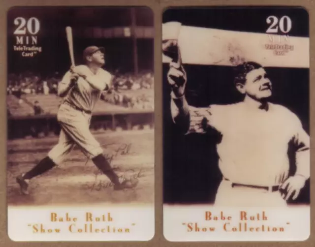 20u Babe Ruth Baseball: Show Collection New York, New York (Set of 2) Phone Card