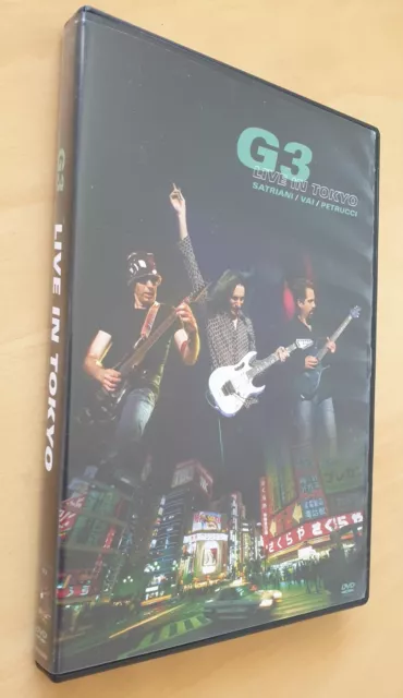 G3 Live in Tokyo Joe Satriani, Steve Vai, John Petrucci (DVD, Region All, 2005)