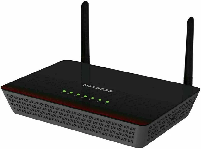 Netgear AC750 WiFi D6000-100PES Modem Router (USB2, ADSL2+, 2,4 GHz)