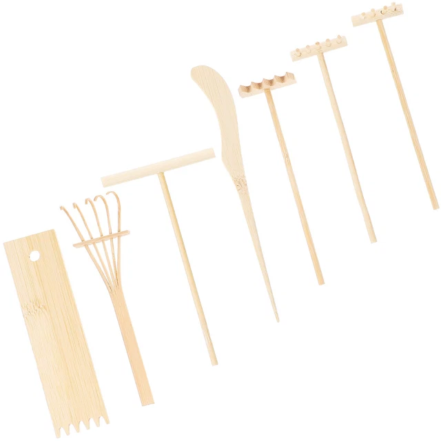 1 Set Desktop kleine Rakes DIY Miniatur Rakes Tisch Mini Rakes Dekorative Mini