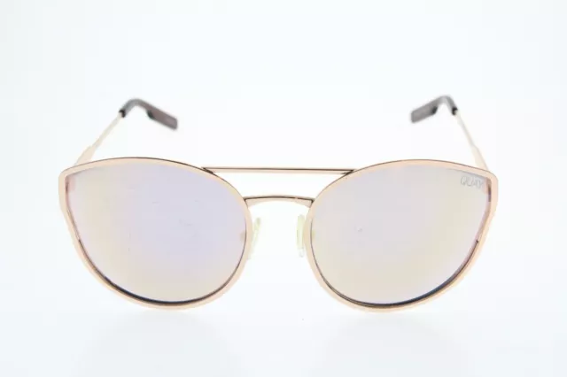 Quay Cherry Bomb Gold Metal Cat Eye Designer Sunglasses Mirror Lens SCRATCHED