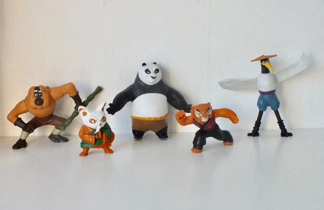 KUNG FU Panda figures McDonalds Po, Shifu, Tigress, Monkey