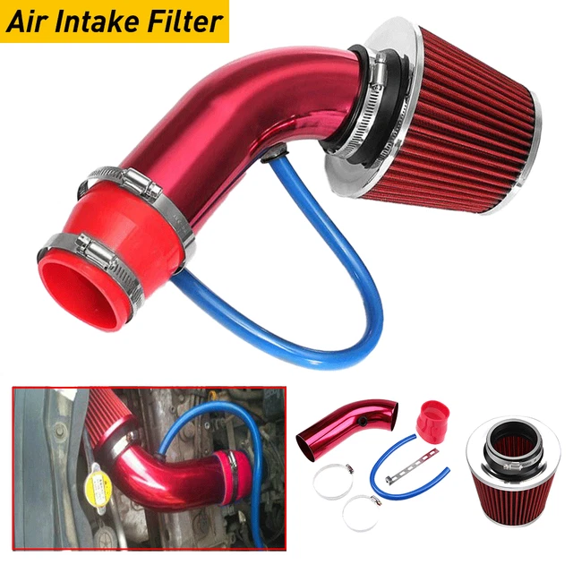 3" 76mm Inlet Cold Air Intake Cone Replacement High Quality Dry Air Filter Kit