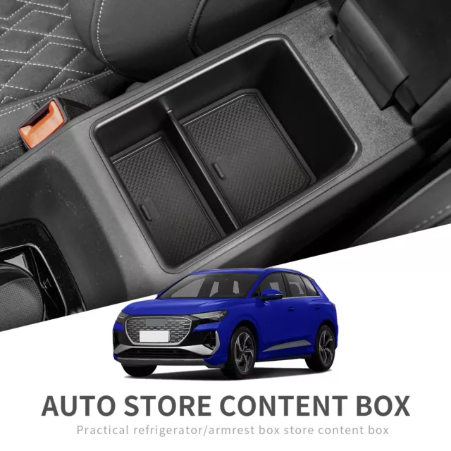 Armrest Storage Box for Audi Q4 e-tron 2021 ~ 2023 Center Console Tray Organizer