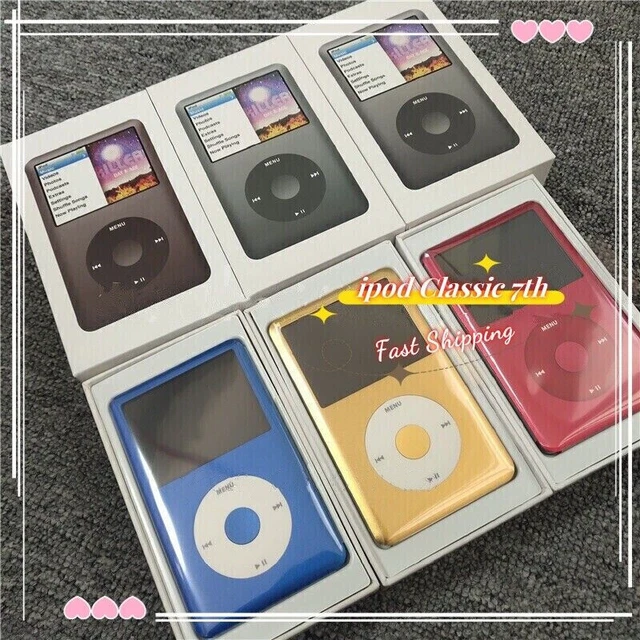 iPod classic 120GB Silver 箱 説明書 イヤホン付き Refurbished Silver Apple iPod Classic 6th & 7th Generation