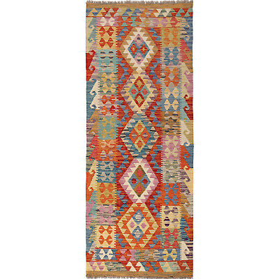 Nueva alfombra hecha a mano verduras afganas Chobi tye pasillo runner 2'8x7'6 (pie) - y16537