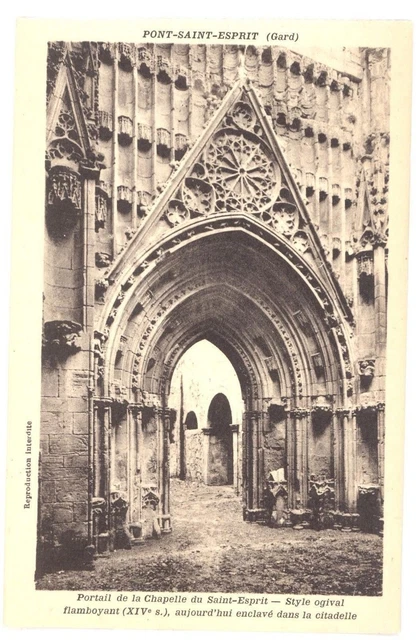 CPA 30 PONT SAINT ESPRIT LE BOULEVARD GAMBETTA