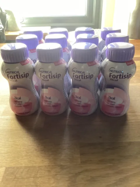 Nutricia Fortisip 2kcal High Energy - Strawberry - 12x200ml (rrp £3.95 each)