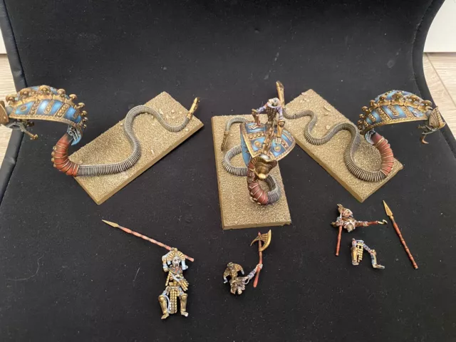 Warhammer 3 Chevaliers Nécropoles Necropolis Roi des Tombes Tomb Kings OOP