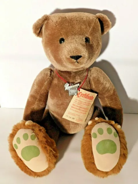 Althans Teddy Bear Movable Jointed Ltd. Edition #44/50  21" W. Germany