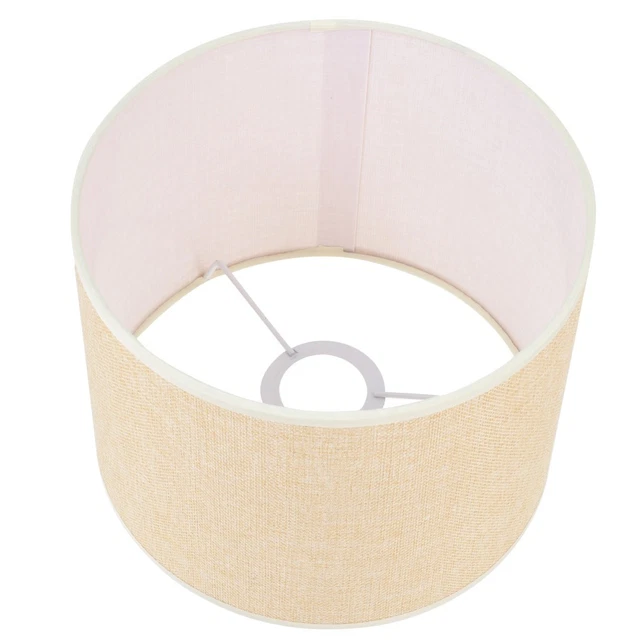 Abat-jour Cylindrique En Tissu Jute, Style Bohème, Couleur Crème, 52x25 Cm (neuf, Pour Adulte/ado)