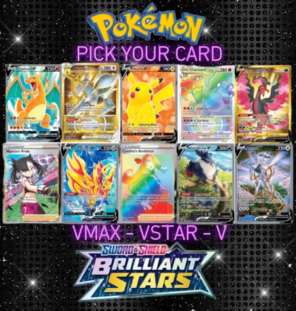 2022 POKEMON BRILLIANT Stars Complete Your Set/Pick Card *Main Set* V